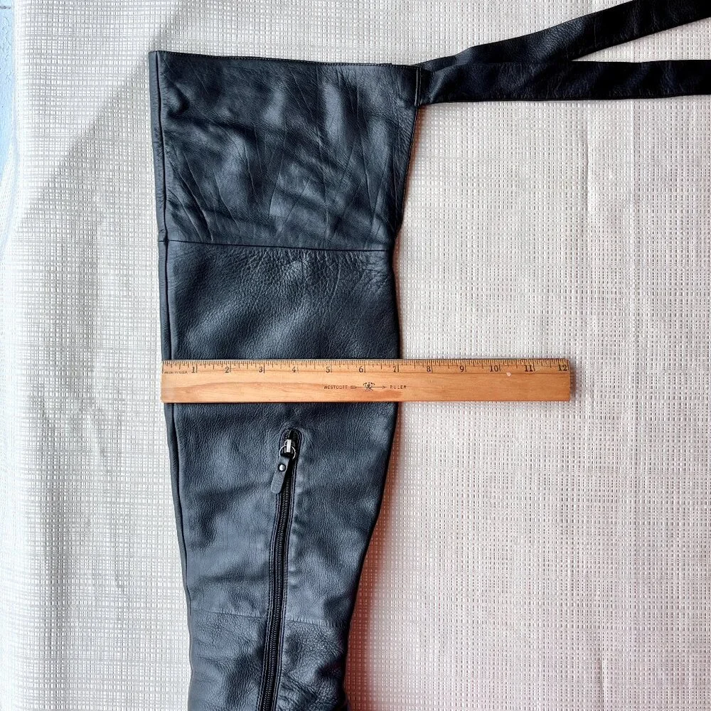 Via Spiga Leather Maddy Over the Knee 100% Leather Boots Soft Buccaneer OTK
